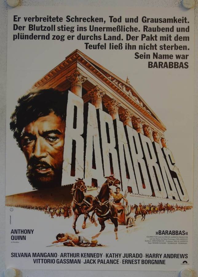 Barabbas re-release german poster